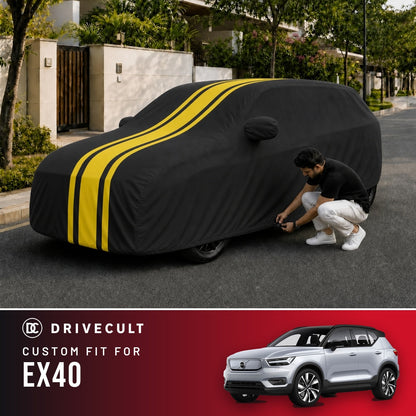 Volvo EX40 DriveCult Blaze custom-fit waterproof car body cover