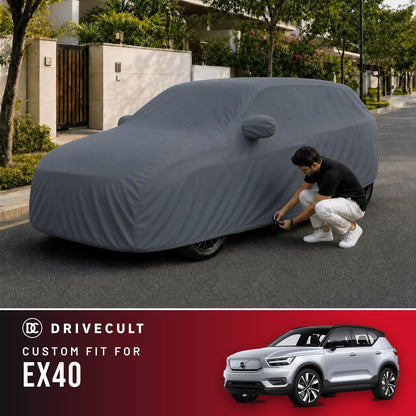 Volvo EX40 DriveCult Titan custom-fit waterproof car body cover