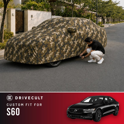 Volvo S60 DriveCult Phantom custom-fit waterproof car body cover