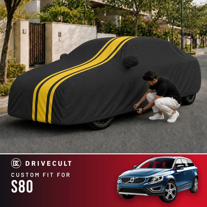 Volvo S80 DriveCult Blaze custom-fit waterproof car body cover
