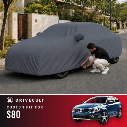 Volvo S80 DriveCult Titan custom-fit waterproof car body cover