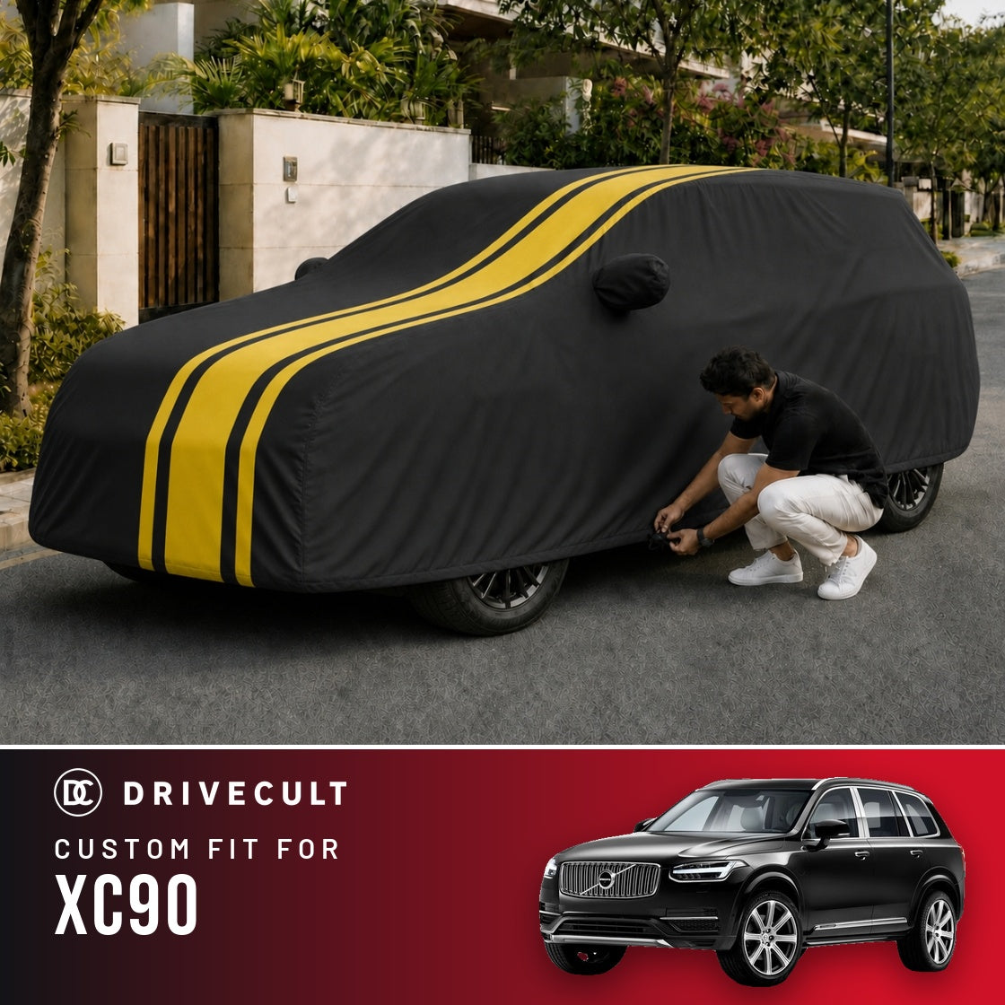 Volvo XC90 DriveCult Blaze custom-fit waterproof car body cover