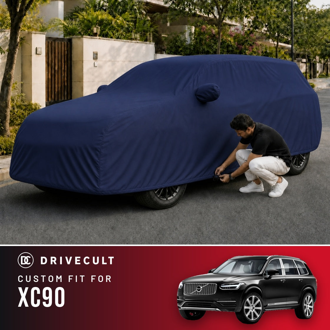 Volvo XC90 DriveCult Storm custom-fit waterproof car body cover