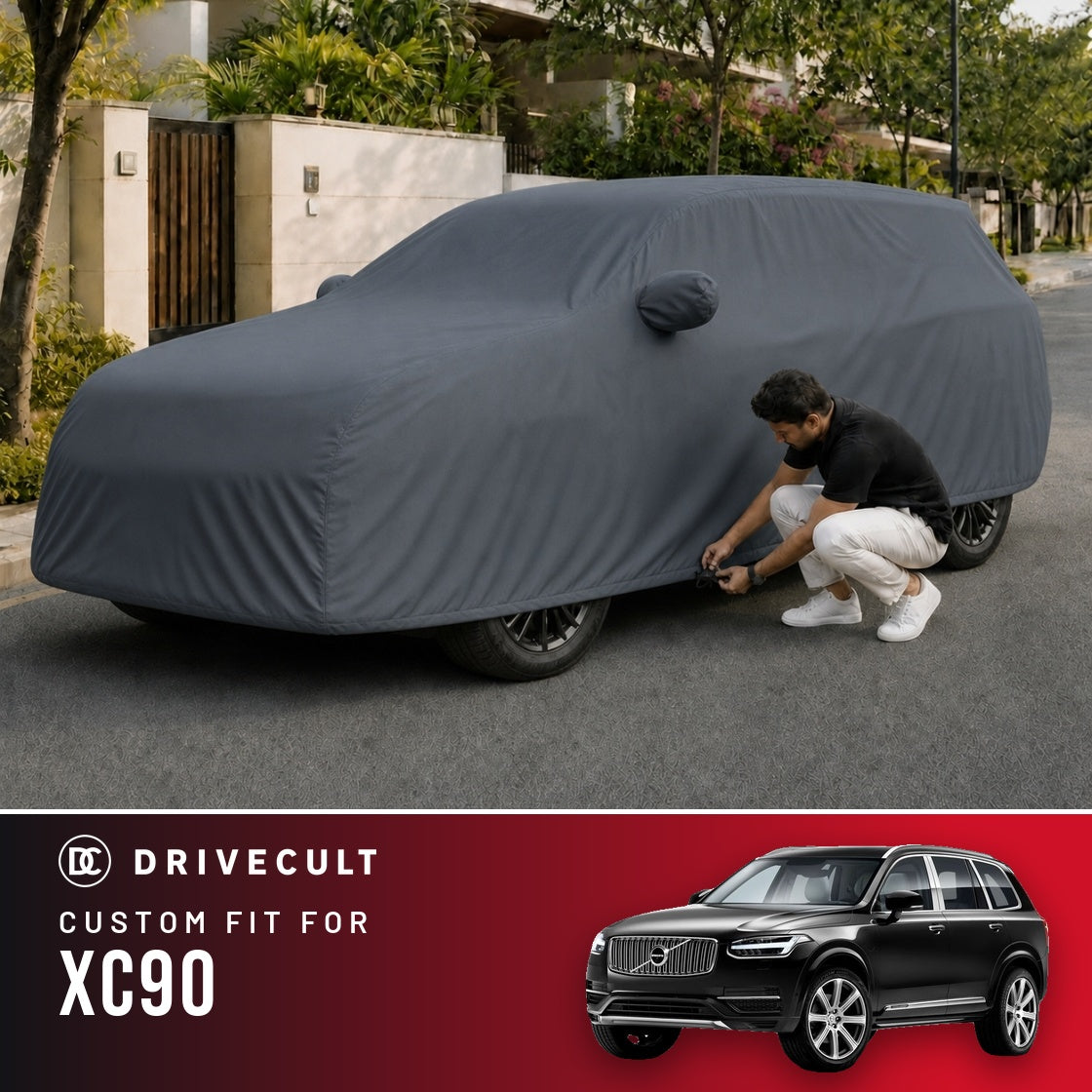 Volvo XC90 DriveCult Titan custom-fit waterproof car body cover