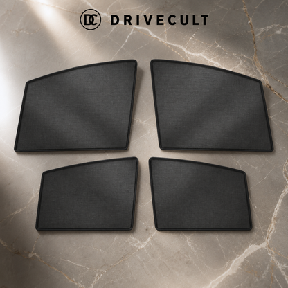 Full set of magnetic sun-shade curtain panels for the Kia Seltos