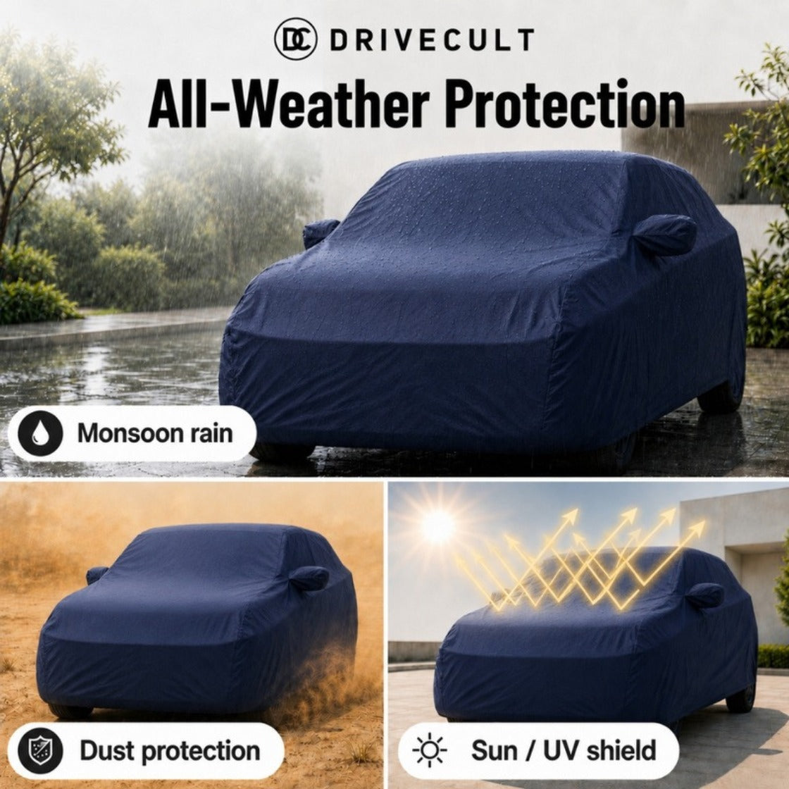 Maruti Suzuki Ritz Spyro Navy body cover 2
