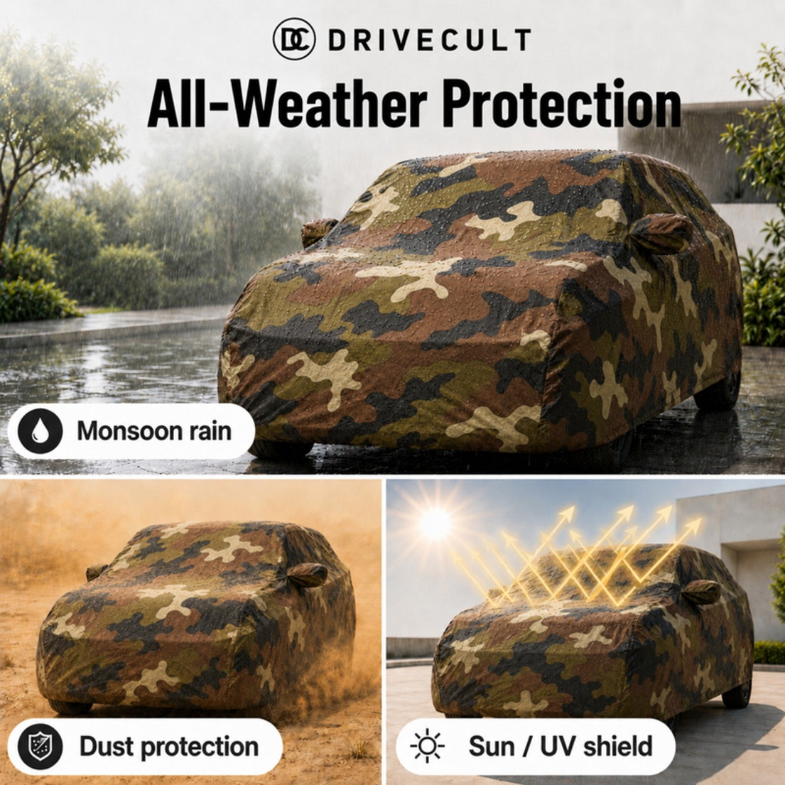 Jeep Jeep Meridian Body Cover Spyro Military body cover