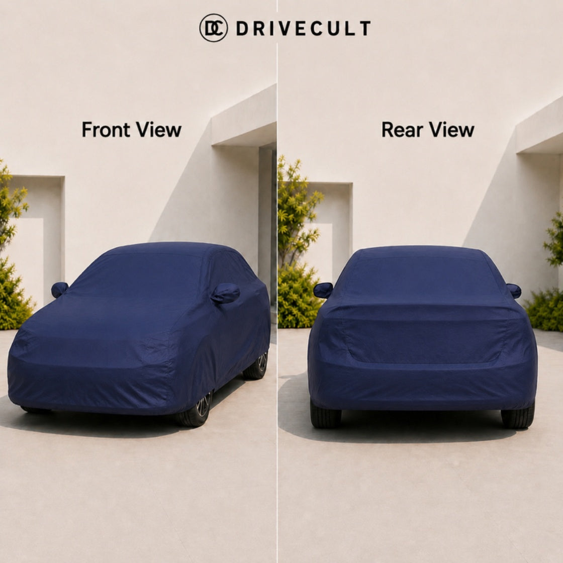 Maruti Suzuki Dzire Body Cover · 2017–2020 Spyro Navy body cover