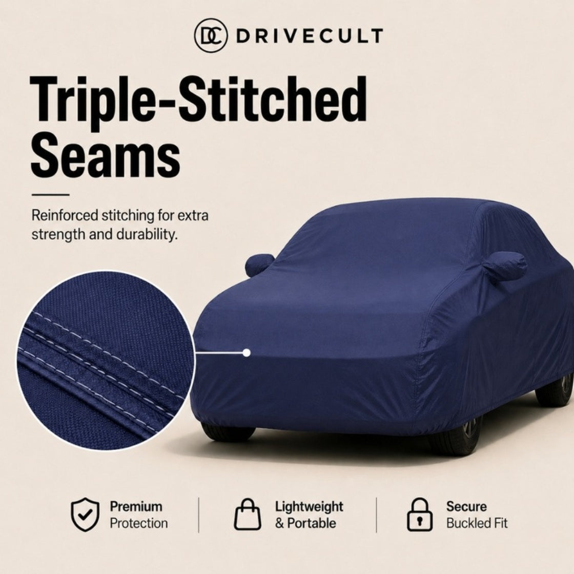 BMW 5 Series Body Cover · 2017–2026 Spyro Navy body cover