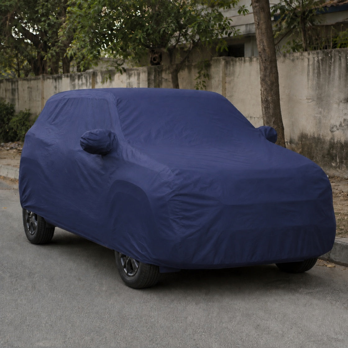Skoda Kushaq Body Cover Spyro Navy body cover