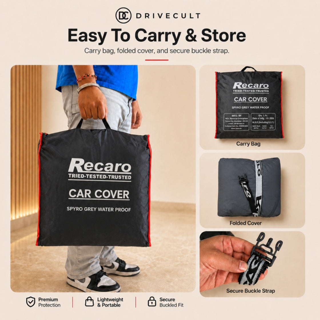 Volvo Xc40 Body Cover Spyro Grey body cover