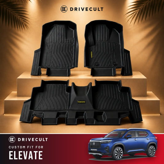 Honda Elevate DriveCult ATM Mats custom-fit TPE floor mats