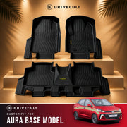 Hyundai Aura Base Model ATM mats