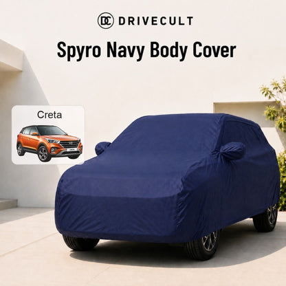 Hyundai Creta Body Cover · 2018–2019 Spyro Navy body cover