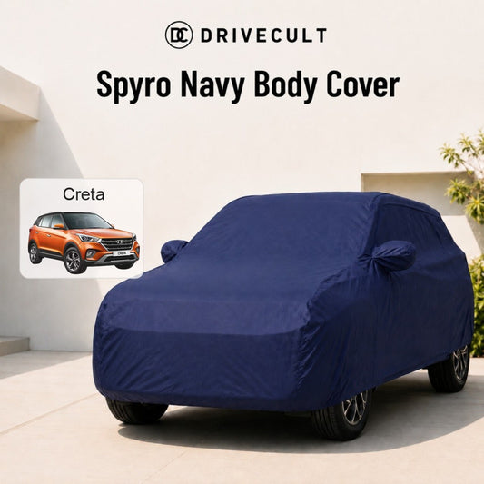 Hyundai Creta Body Cover · 2018–2019 Spyro Navy body cover