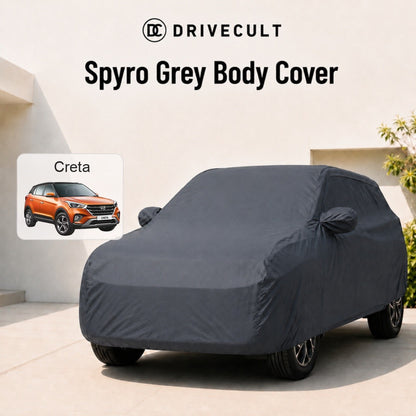 Hyundai Creta Body Cover · 2018–2019 Spyro Grey body cover
