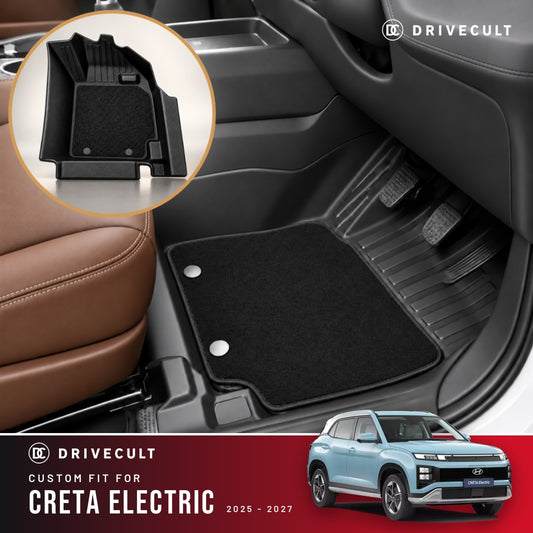 Hyundai Creta Electric 2025-2027 DriveCult ATM X Mats custom-fit 2-layer floor mats