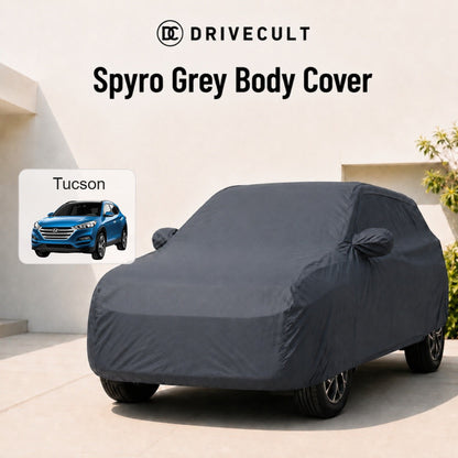 Hyundai Tucson Body Cover · 2017–2021 Spyro Grey body cover