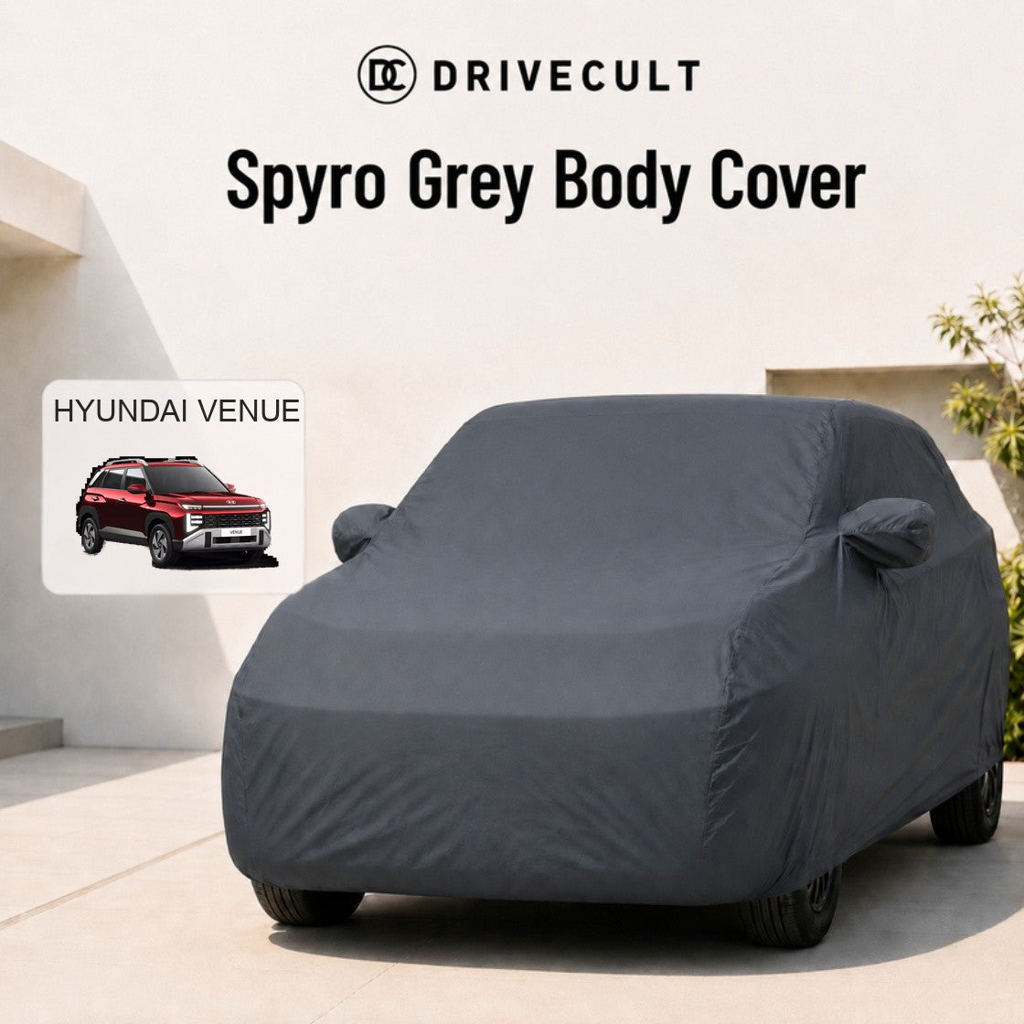 Hyundai Venue 2026-2028 Spyro Grey body cover