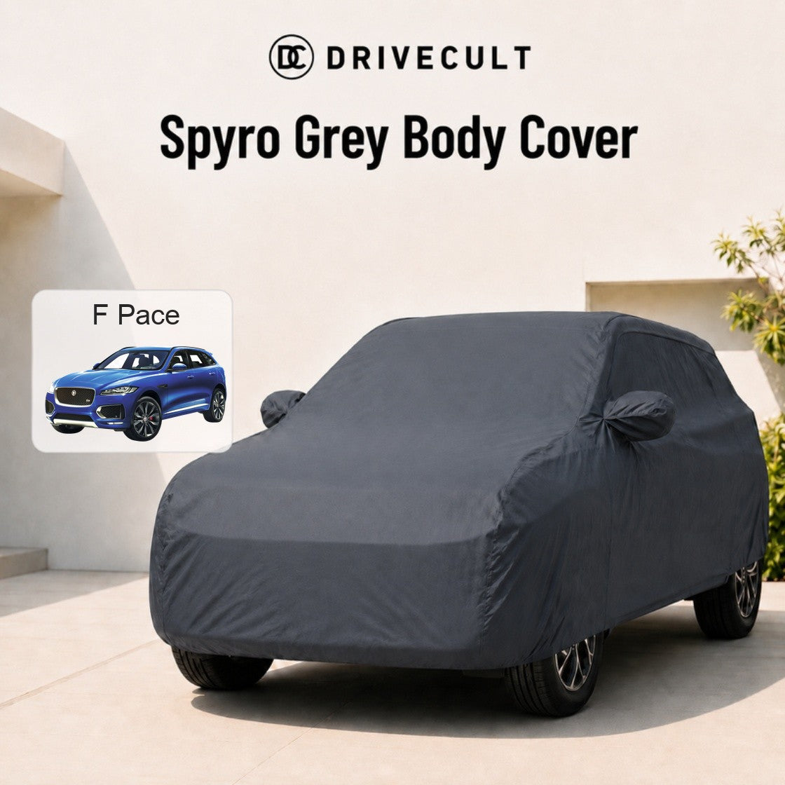 Jaguar F Pace Body Cover Spyro Grey body cover