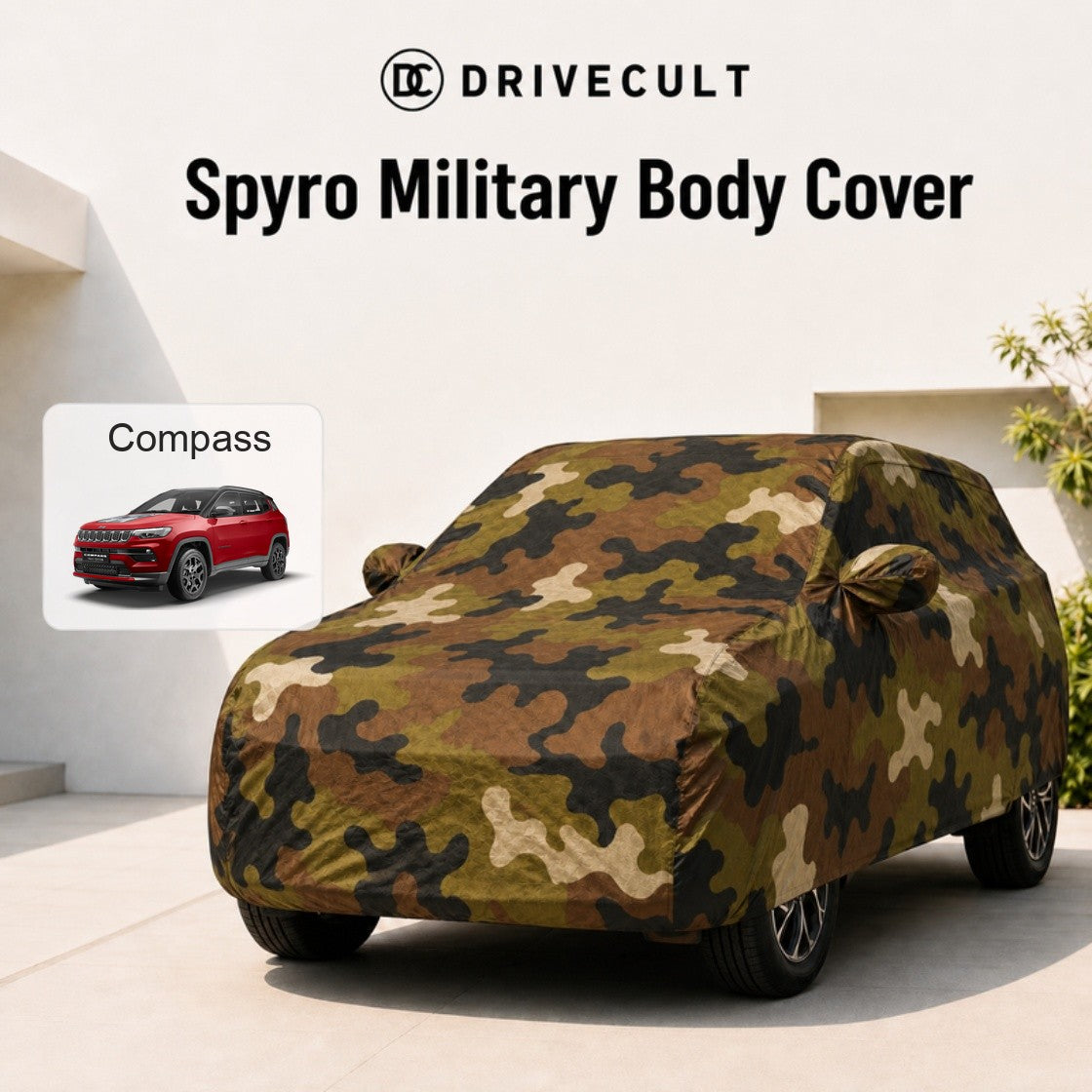 Jeep Compass Body Cover Spyro Military body cover