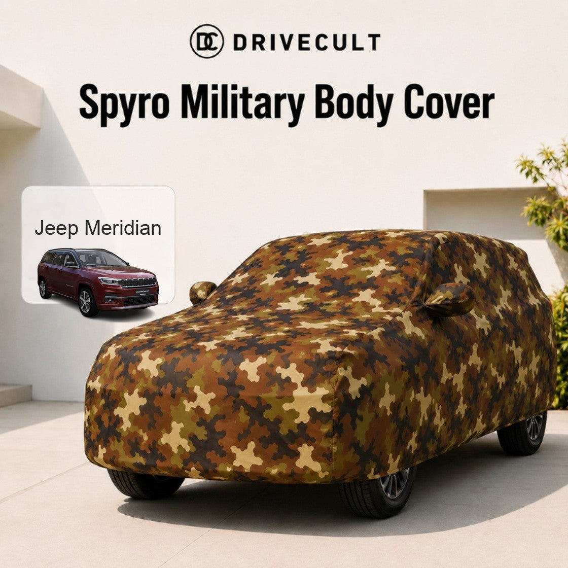 Jeep Jeep Meridian Body Cover Spyro Military body cover