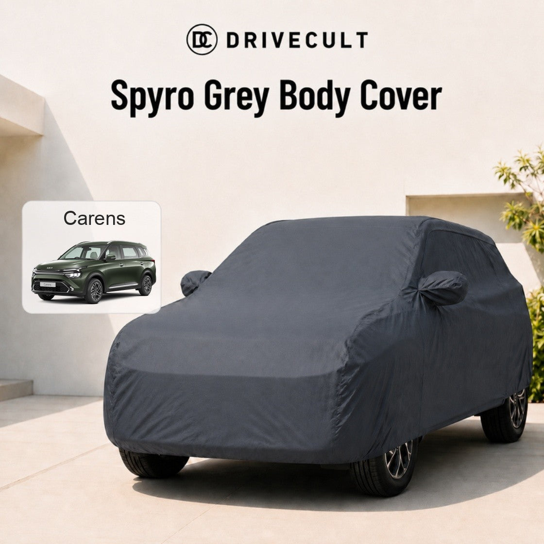Kia Carens Body Cover Spyro Grey body cover