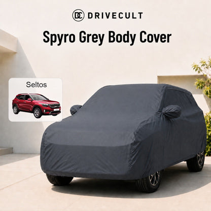 Kia Seltos Body Cover · 2019–2022 Spyro Grey body cover