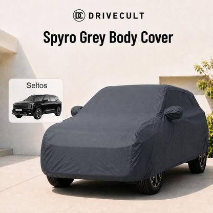 Kia Seltos Body Cover · 2026–2028 Spyro Grey body cover