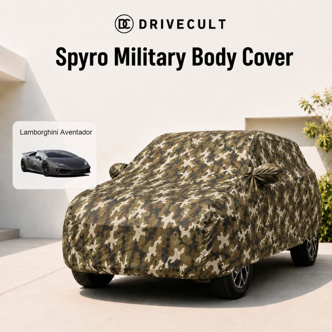 Lamborghini Aventador Spyro Military body cover