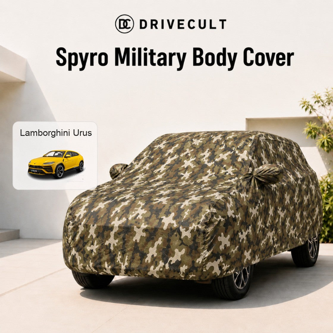 Lamborghini Urus Spyro Military body cover