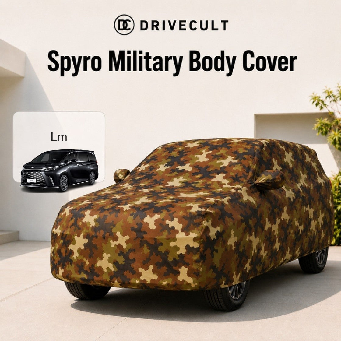 Lexus Lm Body Cover Spyro Military body cover