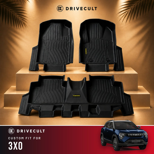 Mahindra 3XO DriveCult ATM Mats custom-fit TPE floor mats