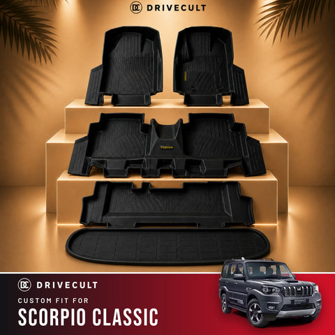 Mahindra Scorpio Classic ATM Mats With Boot