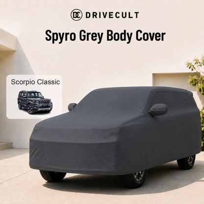 Mahindra Scorpio Classic Body Cover Spyro Grey body cover