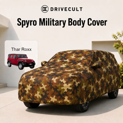 Mahindra Thar Roxx Body Cover Spyro Military body cover