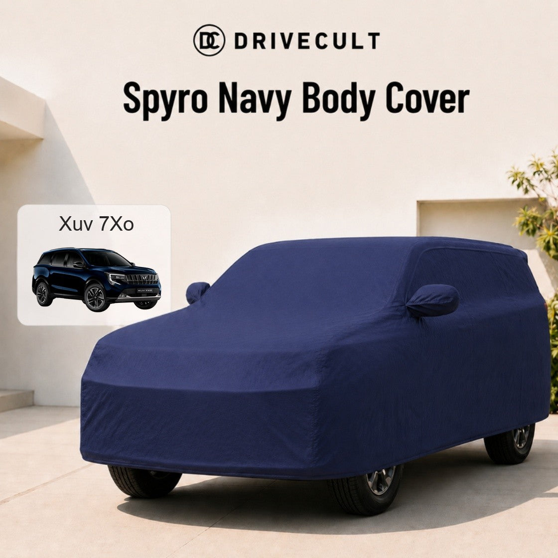 Mahindra Xuv 7Xo Body Cover Spyro Navy body cover