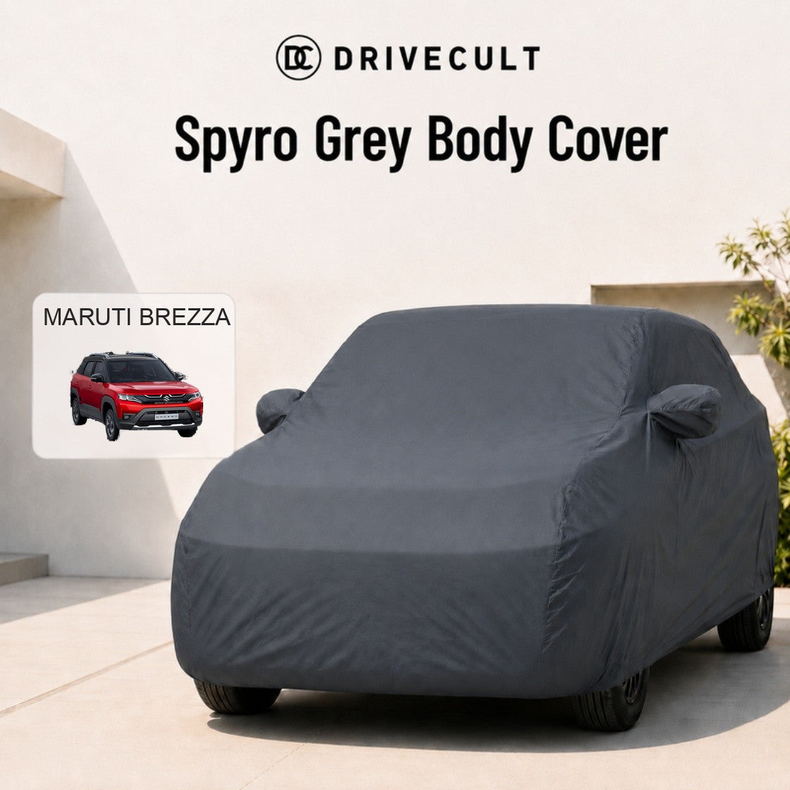 Maruti Brezza 2022-2026 Spyro Grey body cover