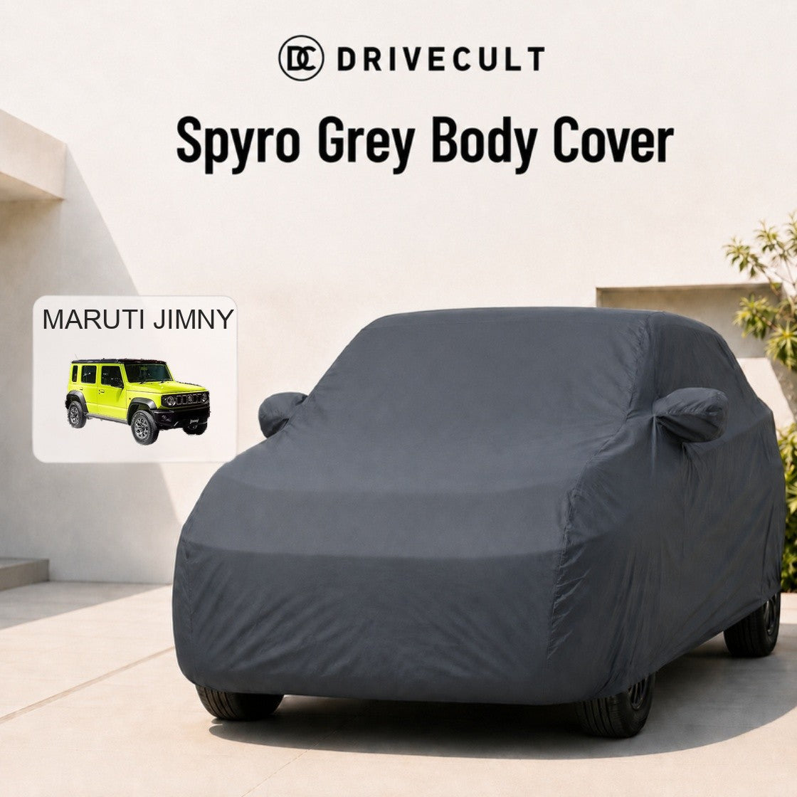 Maruti Jimny Spyro Grey body cover