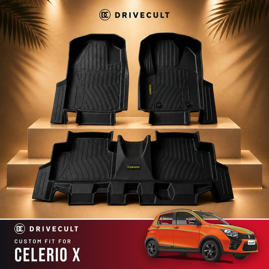 Maruti Suzuki Celerio X DriveCult ATM all-weather floor mats