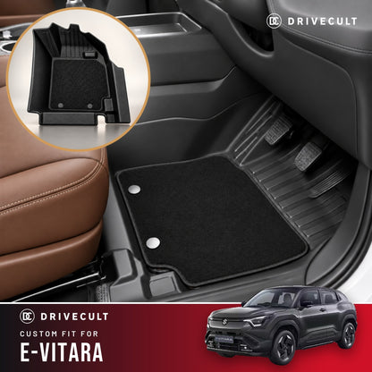 Maruti Suzuki e-Vitara DriveCult ATM X Mats custom-fit 2-layer floor mats