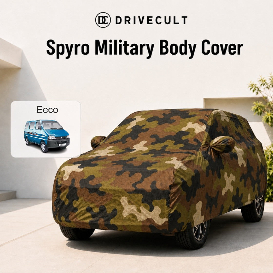 Maruti Suzuki Eeco Body Cover Spyro Military body cover