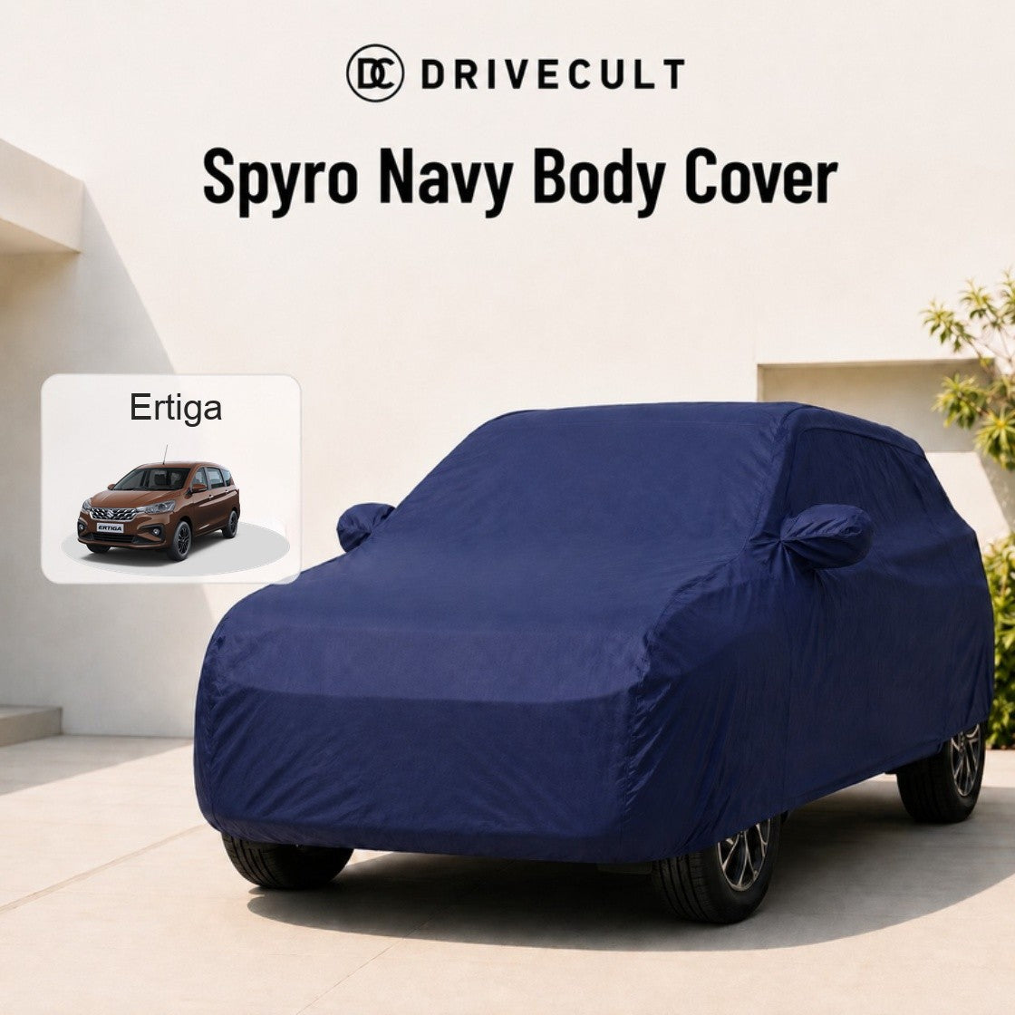 Maruti Suzuki Ertiga Body Cover · 2025–2027 Spyro Navy body cover