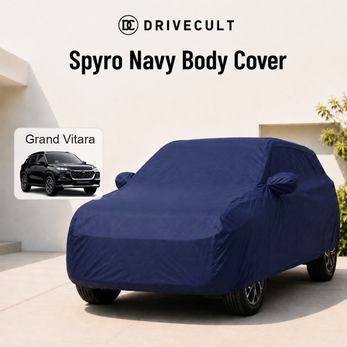 Maruti Suzuki Grand Vitara Body Cover Spyro Navy body cover