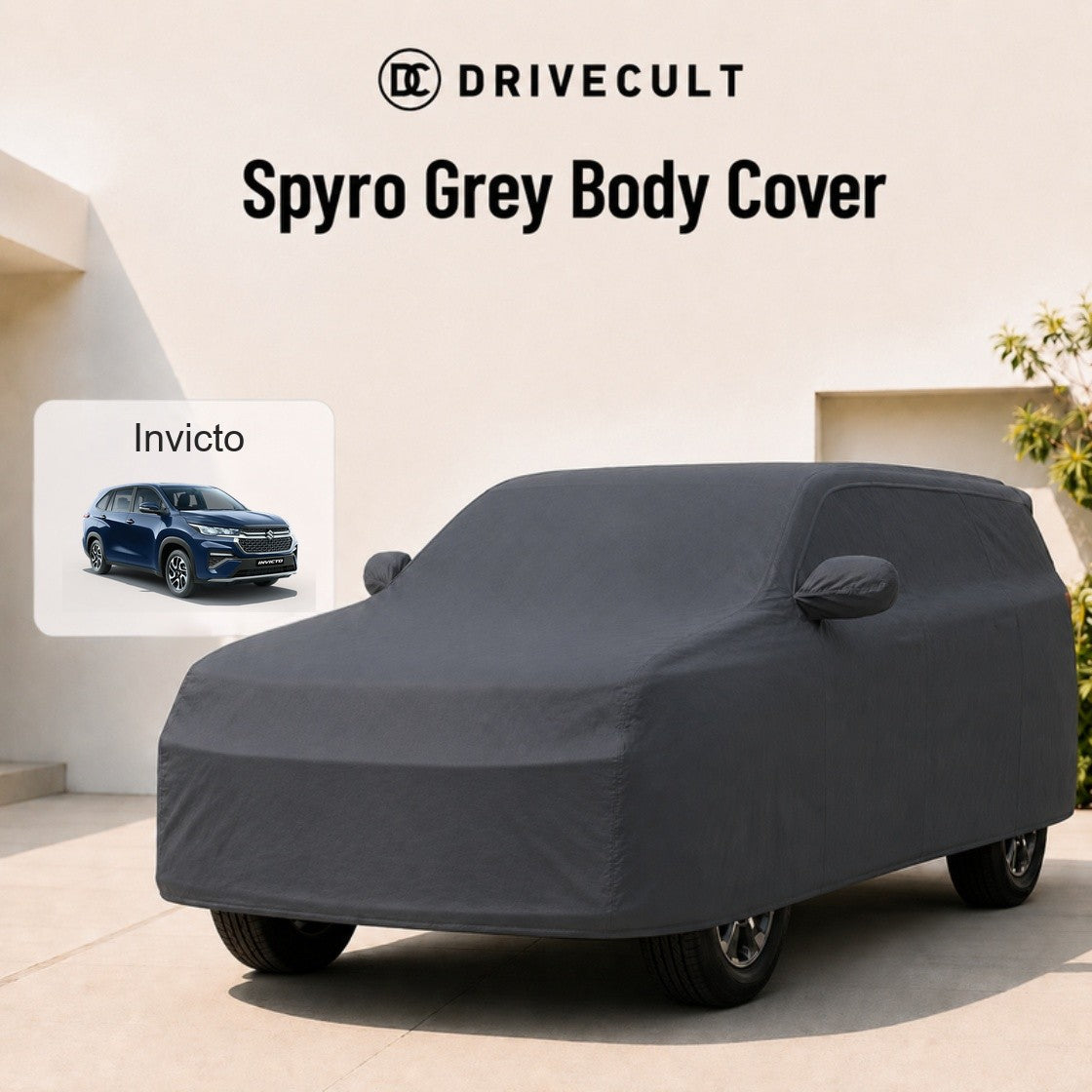 Maruti Suzuki Invicto Body Cover Spyro Grey body cover