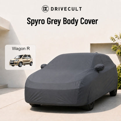 Maruti Suzuki Wagon R 2010-2018 Spyro Grey body cover