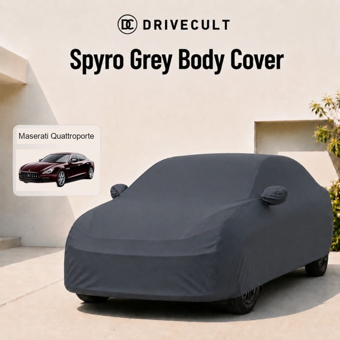 Maserati Quattroporte Spyro Grey body cover