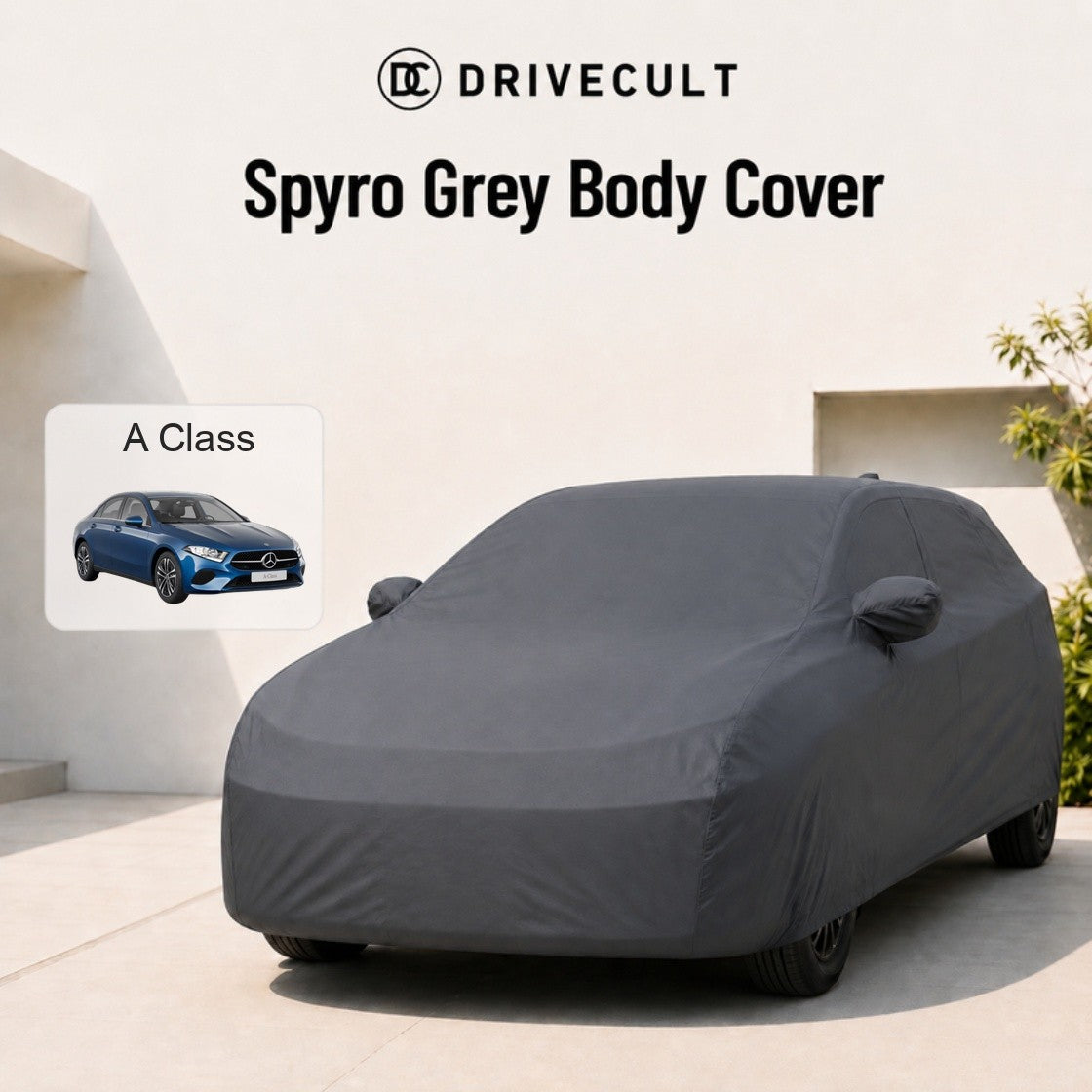 Mercedes-Benz A Class Hatchback Spyro Grey body cover