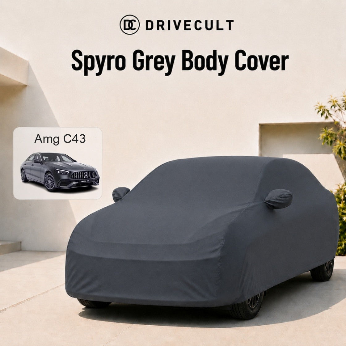 Mercedes-Benz Amg C43 Body Cover Spyro Grey body cover