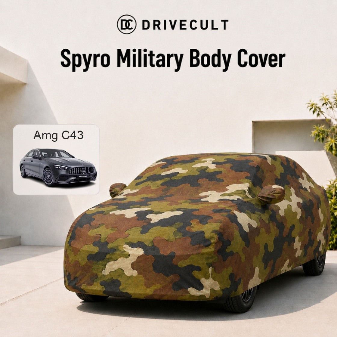 Mercedes-Benz Amg C43 Body Cover Spyro Military body cover